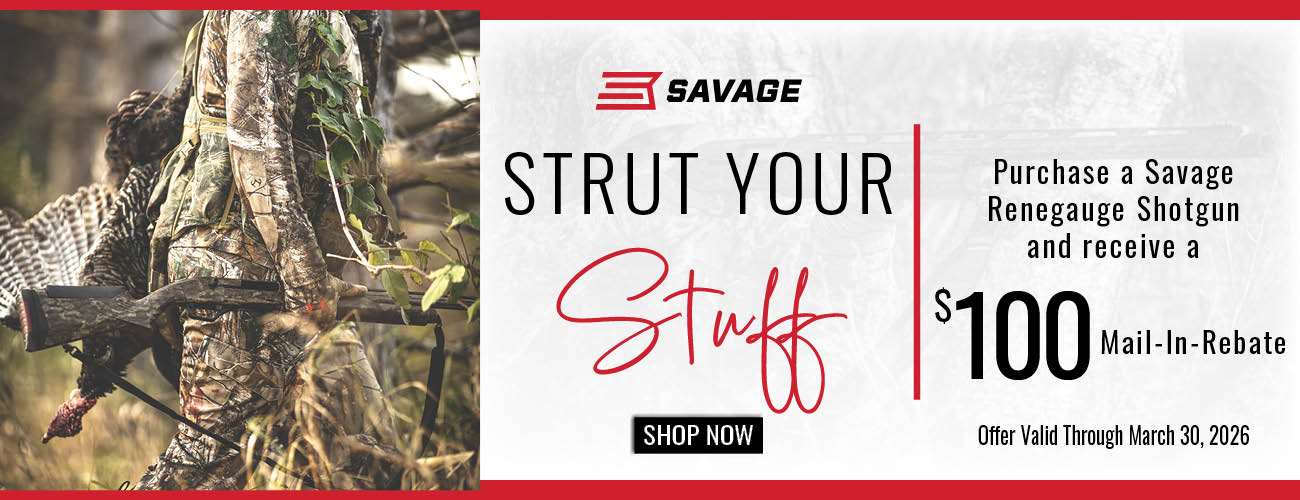 Savage Strut Your Stuff Rebate
